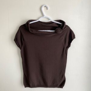 Nine West Med Brown Top